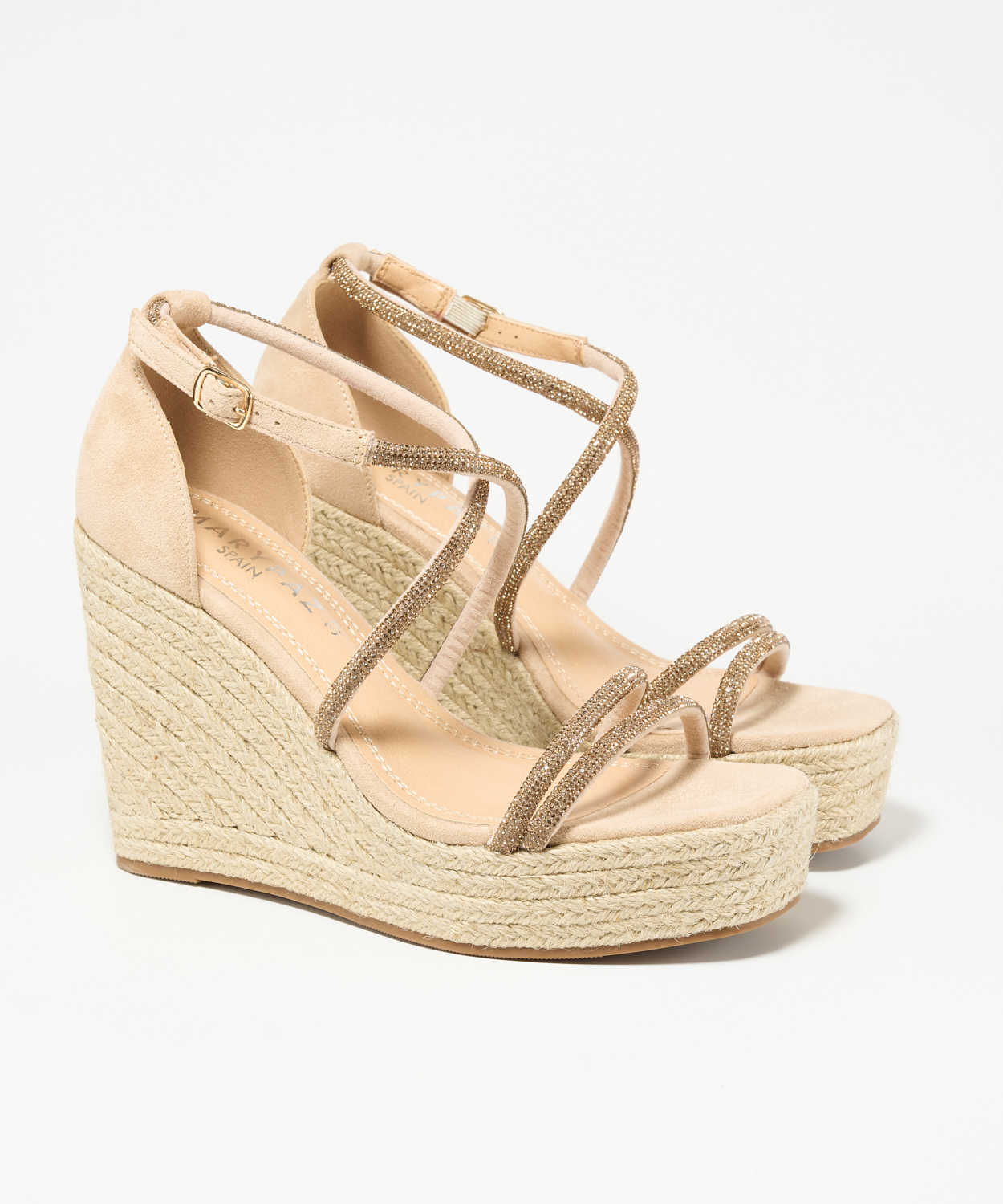 Sandália espadrille com alças tubulares  image number null